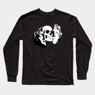 skull with smile Long Sleeve T-Shirt